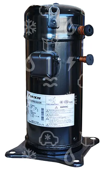 kompresor scroll DAIKIN, JT170GBB-Y1L,61050 BTU, R407C, 380 V,50Hz